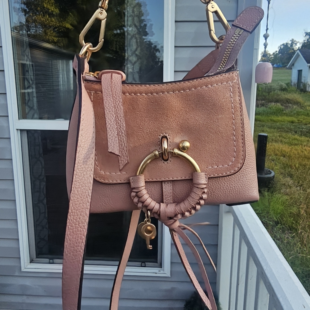SOLD See By Chloe MINI Joan (MAUVE SUEDE) With Shoulder Strap